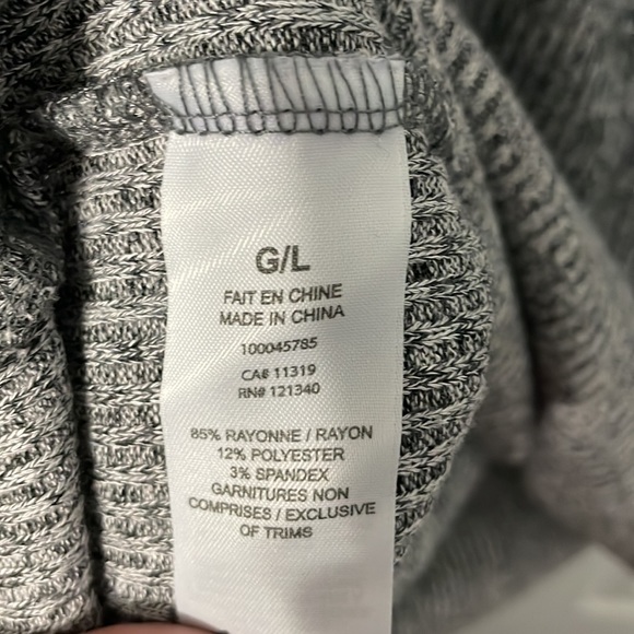 Dynamite grey mock neck sweater dress - Picture 5 of 5